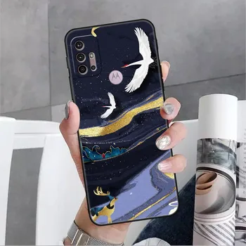 Чехол для Motorola G30 G60 G9 Play One Fusion Plus Edge 20 G8 Power Lite G22 G50 G200 G51 G71 G31, чехол для телефона Opera Retro Girl Moto Edge