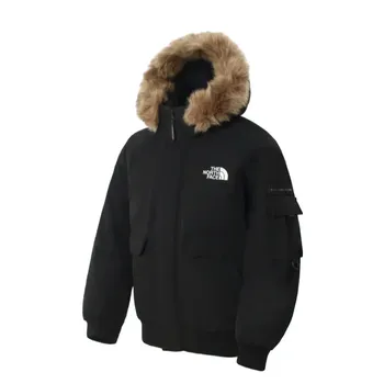 Стеганая куртка унисекс черная The North Face, черный