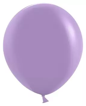 Шар латексный 18", сиреневый, пастель, набор 25 шт.