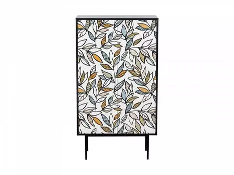 Двустворчатый шкаф boho color (ogogo) серый 84x150x40 см.