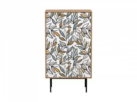 Двустворчатый шкаф boho color (ogogo) серый 84x150x40 см.