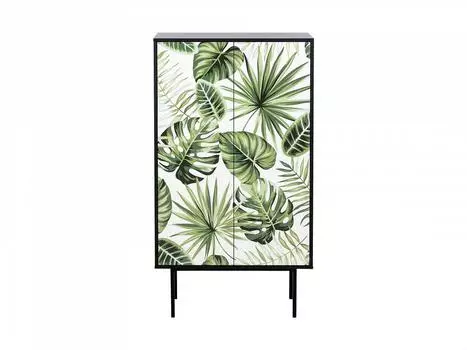 Двустворчатый шкаф boho color (ogogo) зеленый 84x150x40 см.