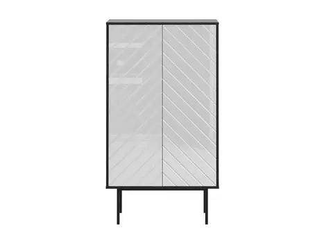Двустворчатый шкаф boho (ogogo) белый 84x150x40 см.