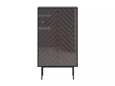 Двустворчатый шкаф boho (ogogo) коричневый 84x150x40 см.