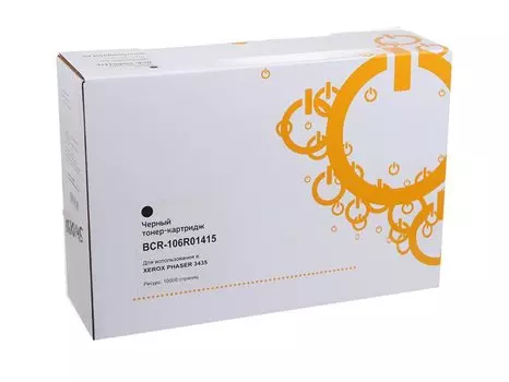 Картридж лазерный Bion PT106R01415 (106R01415), черный, 10000 страниц, совместимый для Xerox Phaser 3435MFP без чипа