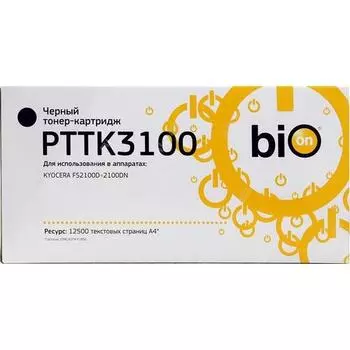 Картридж лазерный Bion PTTK3100 (TK-3100 ), черный, 12500 страниц, совместимый для Kyocera FS-2100(D/DN)/4100(D/DN)/4200(DN)/DN4300(DN)/M3040DN/M3540DN