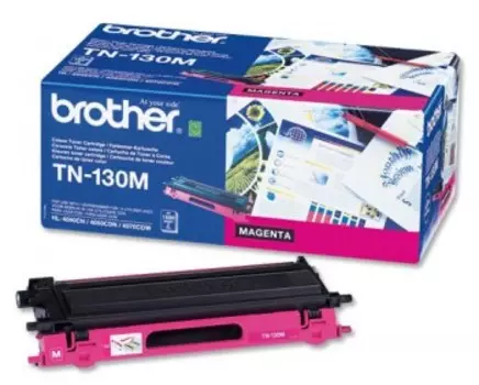 Картридж лазерный Brother TN130M, пурпурный, 1шт., 1500 страниц, оригинальный, для HL-4040CN, HL-4050CDN, HL-4070CDW, DCP-9040CN, DCP-9042CDN, DCP-9045CDN, MFC-9440CN, MFC-9840CDW, MFC-9850CDN