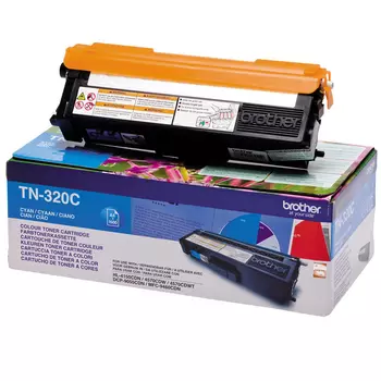 Картридж лазерный Brother TN320C, голубой, 1шт., 1500 страниц, оригинальный, для HL-4140CN, HL-4150CDN, HL-4570CDW, HL-4570CDWT, DCP-9055CDN, DCP-9270CDN, MFC-9460CDN, MFC-9465CDN, MFC-9970CDW