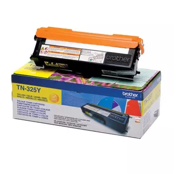 Картридж лазерный Brother TN325Y, желтый, 3500 страниц, оригинальный для HL-4140CN, HL-4150CDN, HL-4570CDW, HL-4570CDWT, DCP-9055CDN, DCP-9270CDN, MFC-9460CDN, MFC-9465CDN, MFC-9970CDW