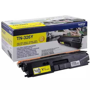 Картридж лазерный Brother TN326Y, желтый, 4000 страниц, оригинальный для HL-L8250CDN