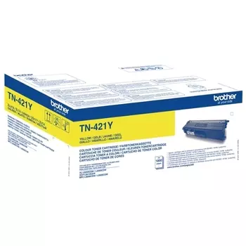 Картридж лазерный Brother TN421Y, желтый, 1800 страниц, оригинальный для Brother HLL8260CDW/DCPL8410CDW/MFCL8690CDW
