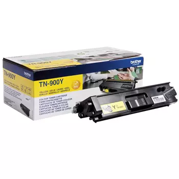 Картридж лазерный Brother TN900Y, желтый, 6000 страниц, оригинальный для Brother HL-L9200CDWT, MFC-L9550CDWT