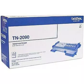 Картридж лазерный Brother TN-2090/TN2090, черный, 1000 страниц, оригинальный для Brother HL-2132R, DCP-7057R, DCP-7057W