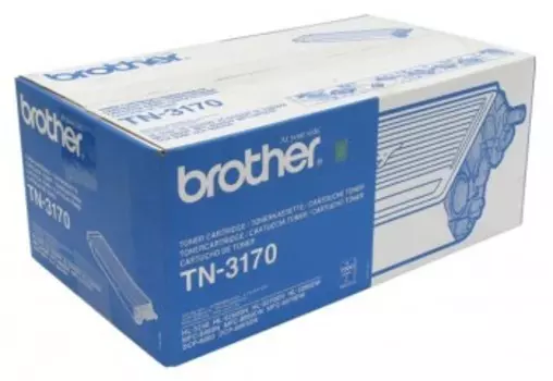 Картридж лазерный Brother TN-3170, черный, 1шт., 7000 страниц, оригинальный, для HL-5240, HL-5240L, HL-5250DN, HL-5270DN, HL-5280DW, DCP-8060, DCP-8065DN, MFC-8460N, MFC-8860DN, MFC-8870DW