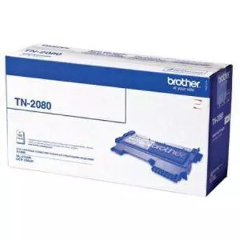 Картридж лазерный Brother TN-2080, черный, 700 страниц, оригинальный для Brother HL2130/DCP7055