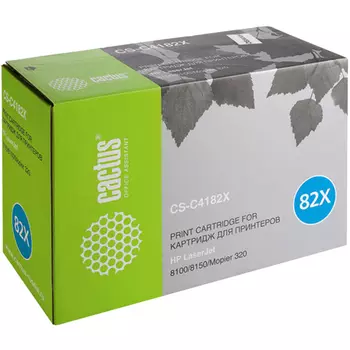 Картридж лазерный Cactus CS-C4182XR (C4182X), черный, 20000 страниц, совместимый для LaserJet 8150 MFP / 8150n, Mopier 320