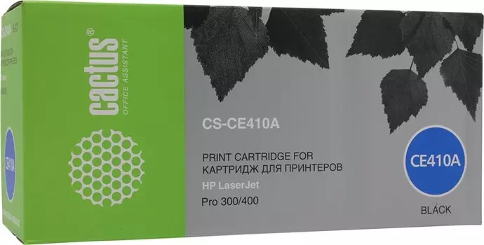Картридж лазерный Cactus CS-CE410A (CE410A), черный, 2200 страниц, совместимый для LJ Pro 300 MFP M375nw / M351a, LJ Pro 400 MFP M475dn / M475dw / M451dn / M451dw / M451nw