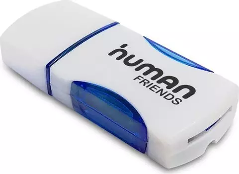 Картридер внешний Human Friends Speed Rate Impulse, microSD, USB 2.0, синий