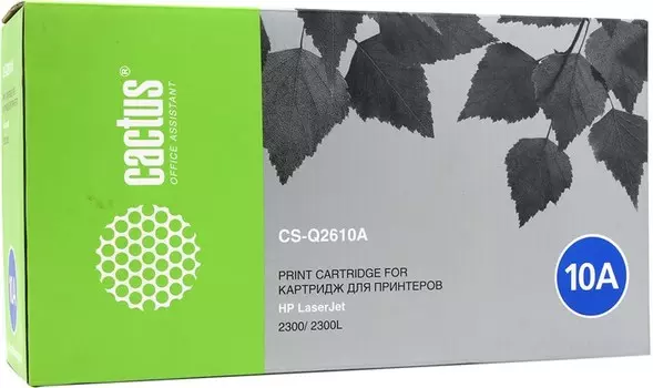 Картридж лазерный Cactus CS-Q2610A (Q2610A), черный, 6000 страниц, совместимый для LaserJet 2300l / 2300