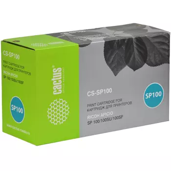 Картридж лазерный Cactus CS-SP100 (SP 100), черный, 2000 страниц, совместимый для Ricoh Aficio SP 100 / SP 100SU / SP 100SF