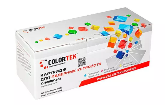 Картридж Colortek 106R01602 для Xerox 6500/WC6505 (2500стр), пурпурный (СТ-106R01602)