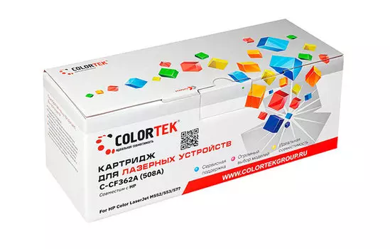 Картридж Colortek CF362A (508A) желтый (СТ-CF362A)