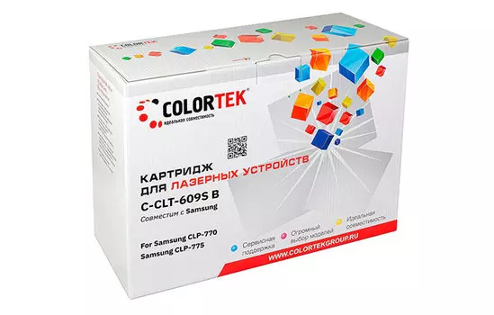 Картридж Colortek CLT-609S для Samsung, черный (СТ-CLT-609S)