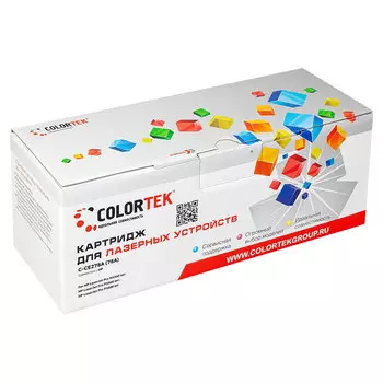 Картридж лазерный Colortek CT-CE278A, черный, совместимый