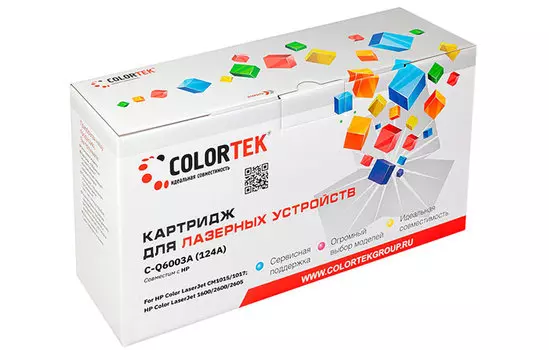 Картридж Colortek Q6003A (124A) пурпурный (СТ-Q6003A)