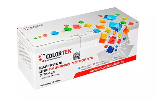 Картридж Colortek СТ-TK-120 для Kyocera FS-1030D, 7200 стр., черный