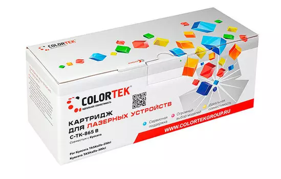 Картридж Colortek TK-865K для Kyocera, черный (СТ-TK-865Bk)