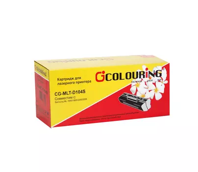 Картридж Colouring CG-MLT-D104S для Samsung ML-1666/1660/1661/1665/1676/1670/1673/1674/1678/1860/1861/1865W/SCX3201/3206/3217/3218/3200/SCX-3205w (1500стр)