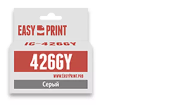Картридж струйный EasyPrint IC-CLI426GY, совместимый, для Canon PIXMA MG6140/MG6240/MG8140/MG8240