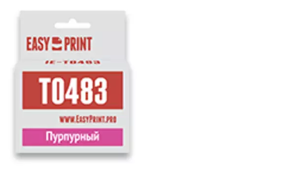 Картридж струйный EasyPrint IE-T0483, совместимый, для Epson Stylus Photo R200/300/RX500/600