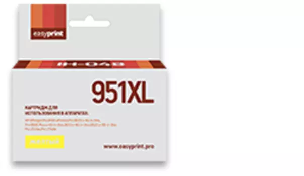 Картридж струйный EasyPrint IH-048 (951XL/CN048AE), совместимый, для HP OJ Pro 8100/8600/251dw/276dw