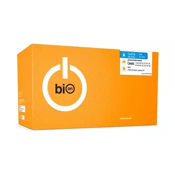 Картридж лазерный Bion BCR-054HC (054HC), голубой, 2600 страниц, совместимый для Canon i-Sensys LBP-620/621/623/640/MF-640/641/642/643/644/645
