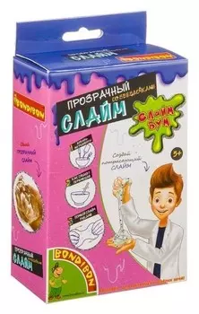 Игровой набор Прозрачный слайм со звёздочками