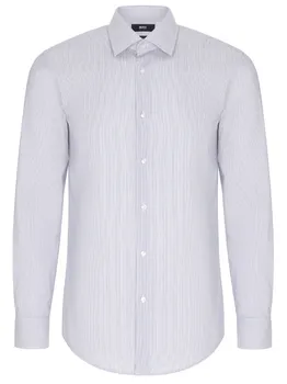 Рубашка Slim Fit в полоску BOSS