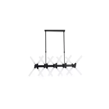 Потолочная люстра светодиодная LDP 6036-20 BK Lumina Deco Alford