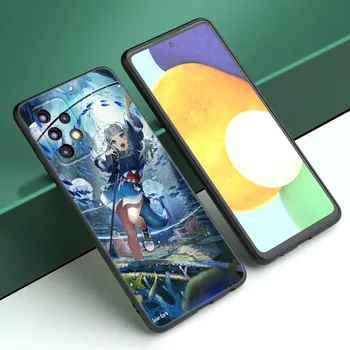 Чехол для телефона Gawr Gura с аниме для Samsung A13 A22 A24 A32 A23 A25 A34 A35 A52S A53 A54 A55 A73 5G A12 A14 A15 A31 A33 A50 A51 A72 Samsung A32 4G
