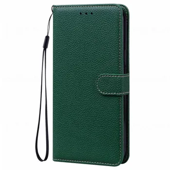 Кожаный флип-чехол с текстурой личи для Samsung Galaxy S24 S23 S22 S21 S20 Note 20 S10 S9 S8 Poco Xiaomi Redmi 7 8 9 10 12, кошелек-бампер, сумка для телефона Samsung J7 2016 J710 чёрный