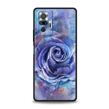 Прохладный модный чехол для телефона с цветком красных роз для Xiaomi Redmi Note 13 12 5G 11 10 Pro Plus 4G 9S 9 8 7 9T 13C 10C 9C 9A, мягкий чехол Redmi 10C