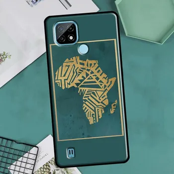 Чехол с рисунком в виде карты Африки и географии для OnePlus Nord 2 9 10 Pro 9R 10R 8T, чехол для Realme GT Master Neo 2 3 8i 9i 8 Pro Realme GT(Neo)
