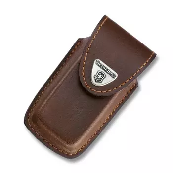 Чехол Victorinox Leather Belt Pouch, коричневый, кожа