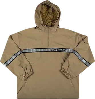 Пуловер Supreme Reflective Taping Hooded Pullover 'Tan', загар