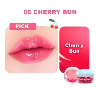[COLORGRAM] TINTIN DORY LIP JAM 8COLORS 3,5 г/тинт для губ Colorgram фруктовый стеклянный оттенок для макияжа Blurry Pudding Pot