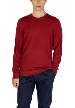 Джемпер Calvin Klein Jeans с круглым вырезом, бордовый