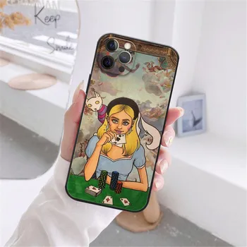 Модный чехол для iPhone 12 13 11 Pro Max mini XR 7 8 Plus 2020 X Xs Max, черный чехол из мягкого ТПУ iPhone 13pro max