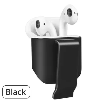 HdoorLink Для AirPods 1 и 2, отделение для наушников, зажим для ремня, чехол для вкладышей, держатель для ремня, прочная кобура, вешалка для наушников, поясной зажим белый