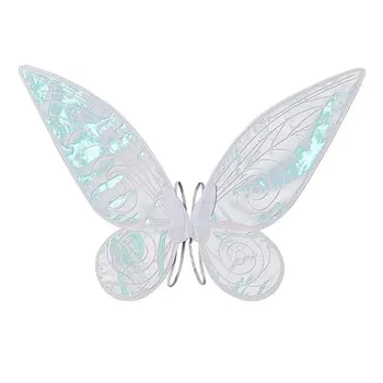 Party Favor Cosplay Costume Dress Up Props Butterfly Fairy Wings Costume Women Girls Sparkle Princess Angel Wing for Halloween single code